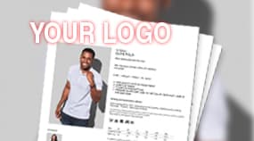 Product Sheets + Your Logo