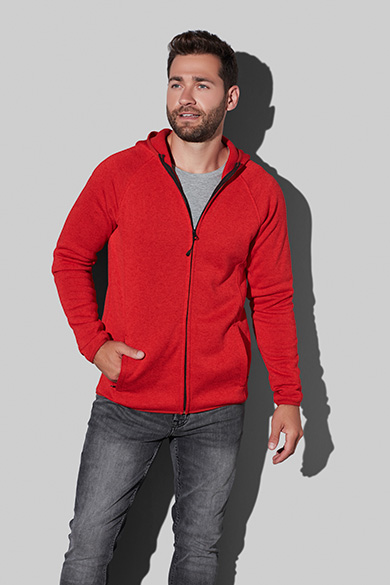 Stedman Lux Hooded Knit Fleece Jacket