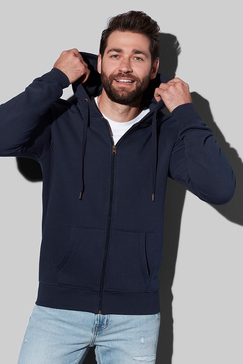 Sweat Jacket Select - Hooded sweatjacket for men model 1