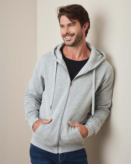 Chaqueta deportiva con capucha para hombres