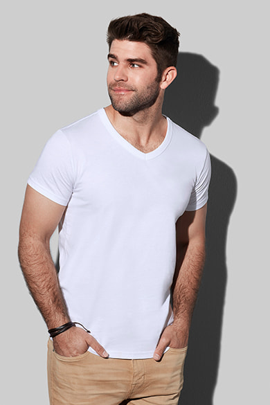 V-neck T-shirt for men