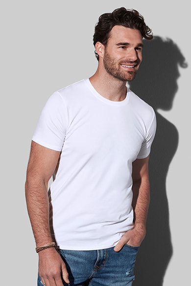 T-shirt con girocollo da uomo