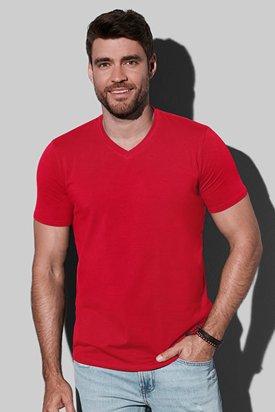 V-neck T-shirt for men